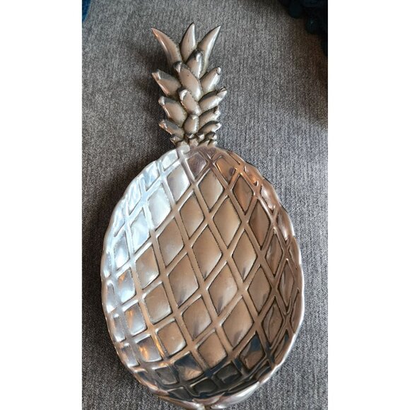 Vintage Wilton Armetale Pineapple Dish #353164 Bruce Fox Design USA Luau Party - Picture 1 of 5